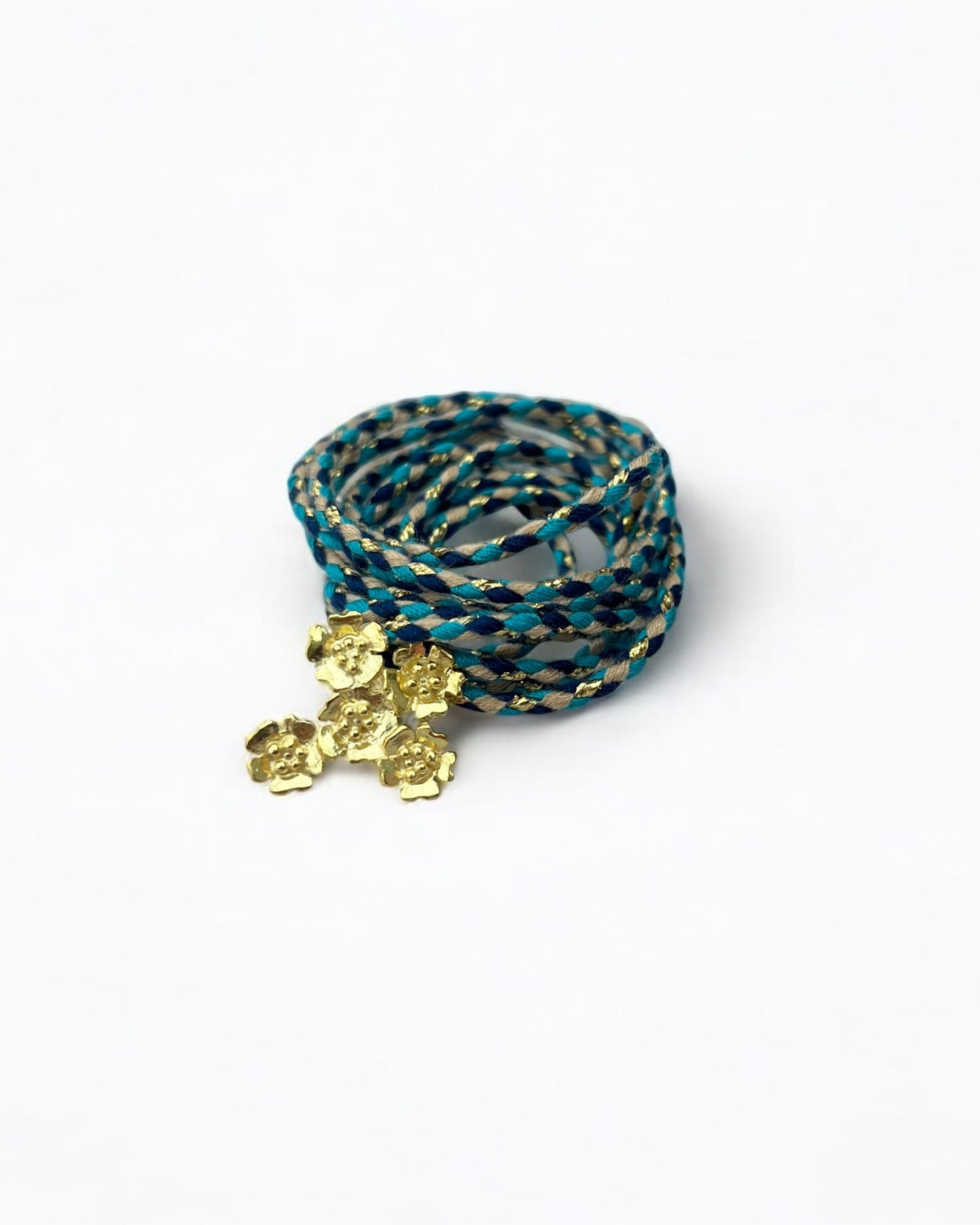 Pendente florzinhas em cruz
