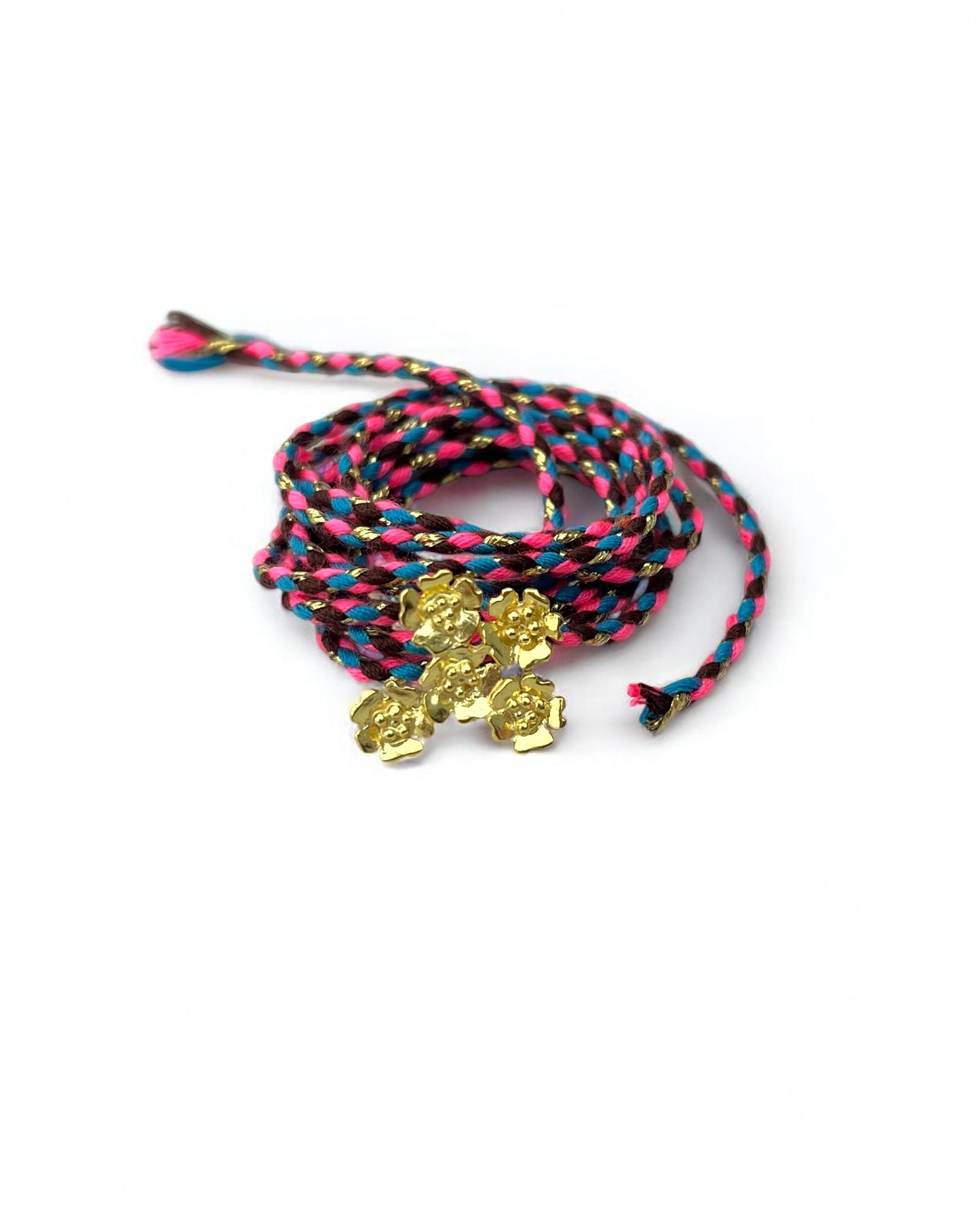 Pendente florzinhas em cruz