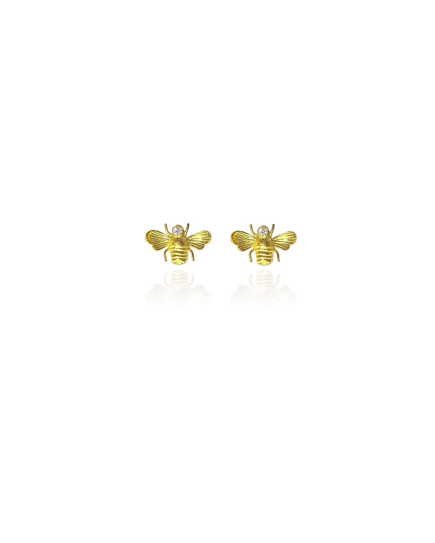 Zircon Bee Earrings