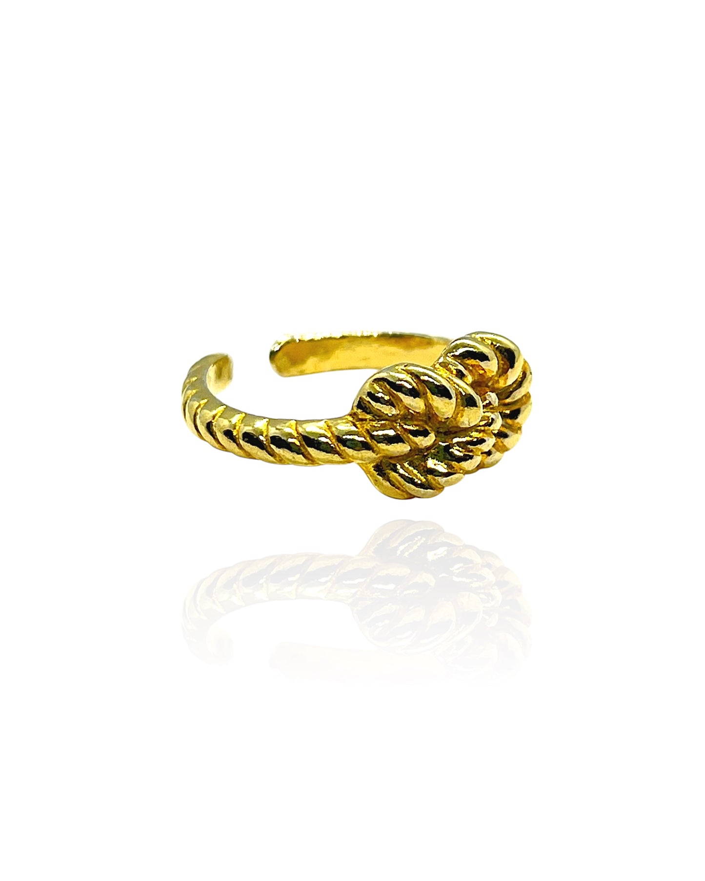 Open Loop Knot Ring